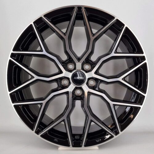 aurora 507 black with polished face wheels