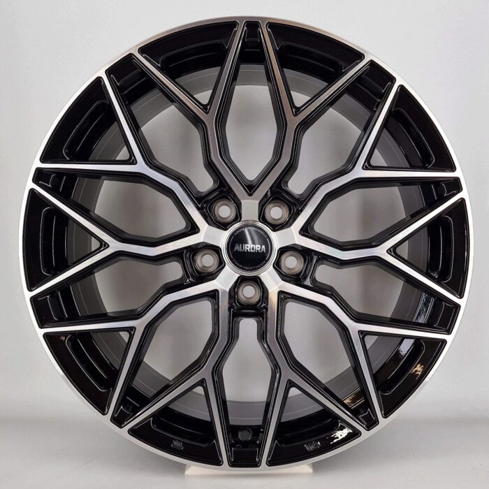 aurora 507 black with polished face wheels