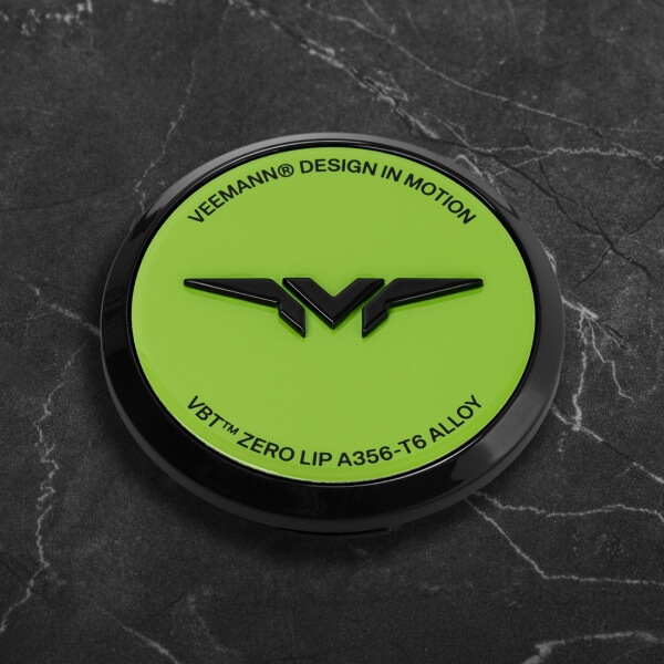 Veemann VFS Premium Centre Cap - Lime Green