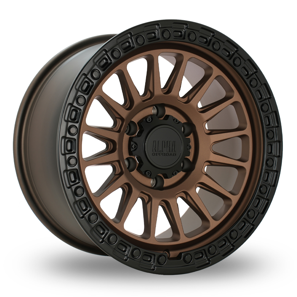 Alpha Offroad Combat Matt Bronze Black Lip